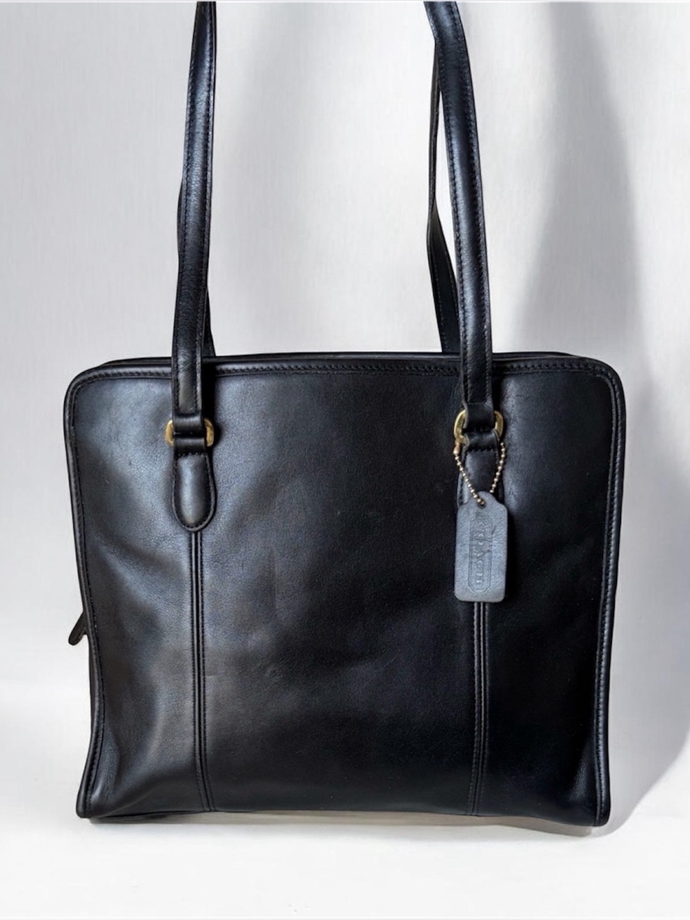 Vintage Coach Classic Compartment Tote, Style 9872
